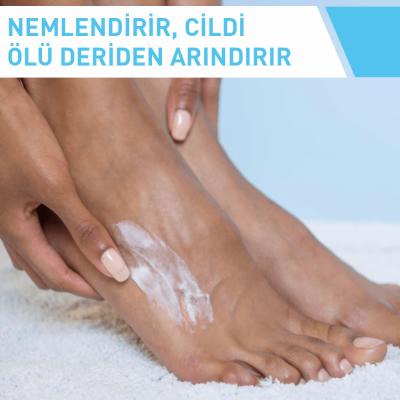 CeraVe SA Renewing Foot Cream - Exfoliates Dry, Cracked Feet with Salicylic Acid, Moisturizes, Fragrance-Free, Hypoallergenic - 88ml (2.96 fl oz)