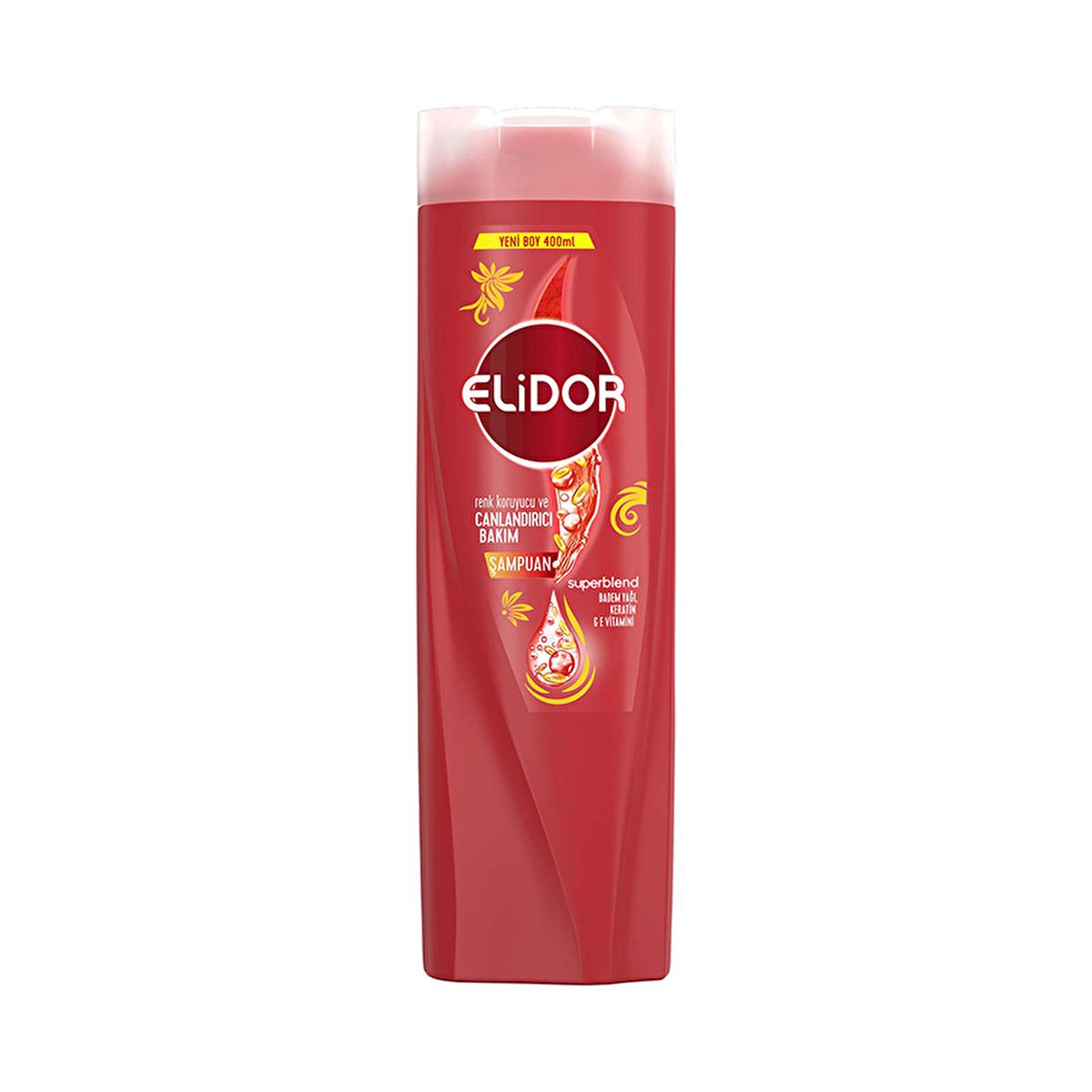 Elidor Superblend Color Protecting & Revitalizing Shampoo for Colored Hair - 13.53 fl oz by Beauty Care Bag