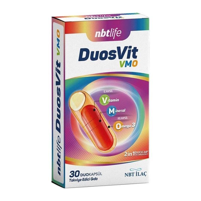 Duosvit Multivitamin Supplement with Omega-3 Fatty Acids - 30 Capsules for Overall Health and Wellness