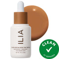 ILIA Super Serum Skin Tint SPF 40 - Skincare Foundation: Light Dewy Coverage, Hyaluronic Acid & Squalane - Vegan, Cruelty-Free Makeup