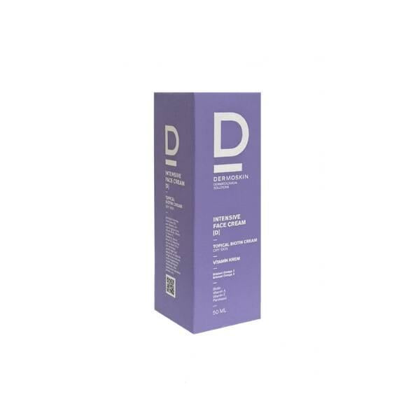 Dermoskin Intensive Face Cream with Topicalbiotin T - Anti-aging Dry Skin Moisturizer, Vitamin Enriched Skincare