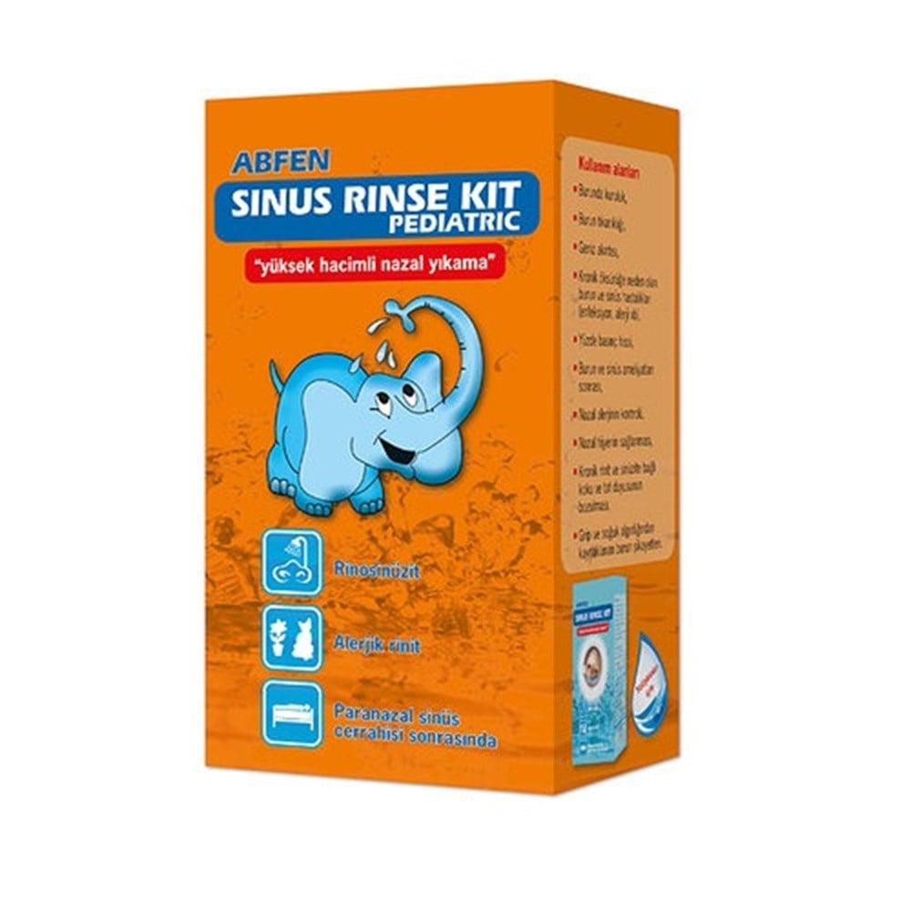 Abfen Pediatric Nasal Rinse Kit - Sinus Rinse Kit for Children with Saline Solution Packets