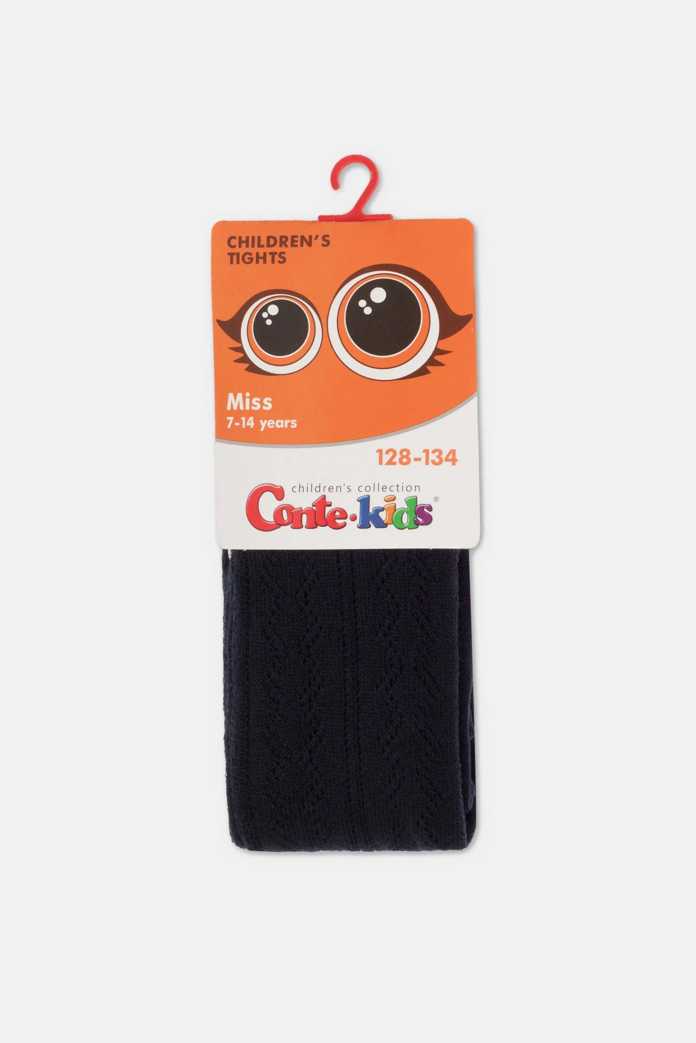 TheRanok.com Conte-Kids Cotton Tights Miss 617 - Lace Pattern — back view