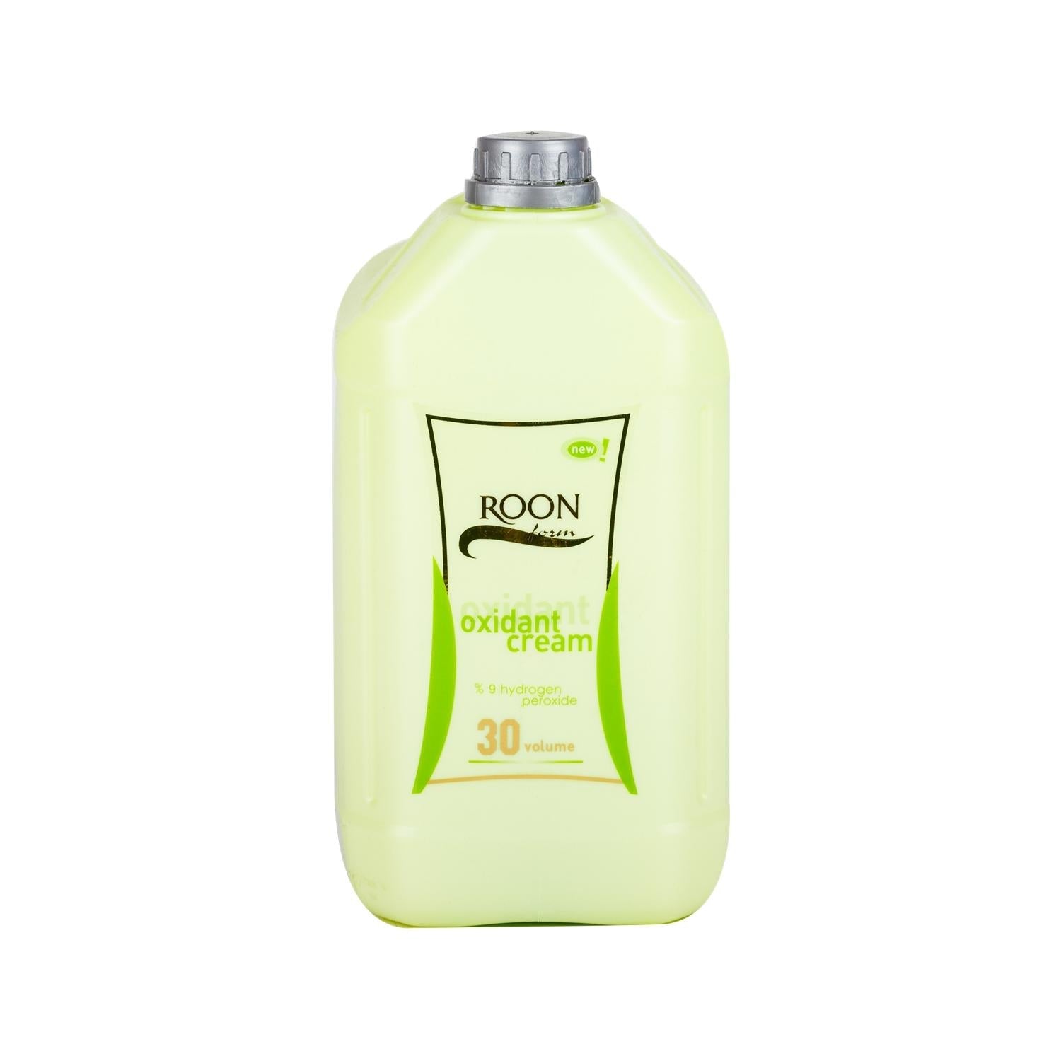 Roon Oksidan 30 Volume 5000 ml Hair Oxidizing Agent - Large Quantity Hair Care Product for Professionals and Home Users