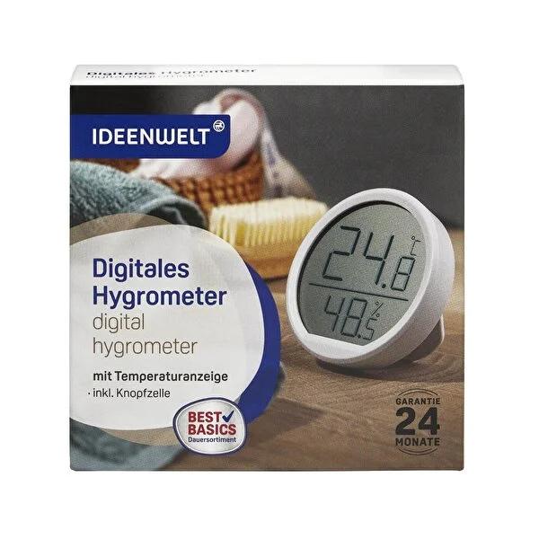 Ideenwelt Digital Hygrometer Thermometer: Monitor Indoor Humidity & Temperature for Optimal Comfort