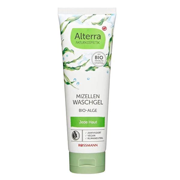 Alterra Bioalg: Organic Micellar Facial Cleanser - Gentle Vegan Face Wash with Algae & Cucumber for All Skin Types - Natural Daily Face Cleaning Gel