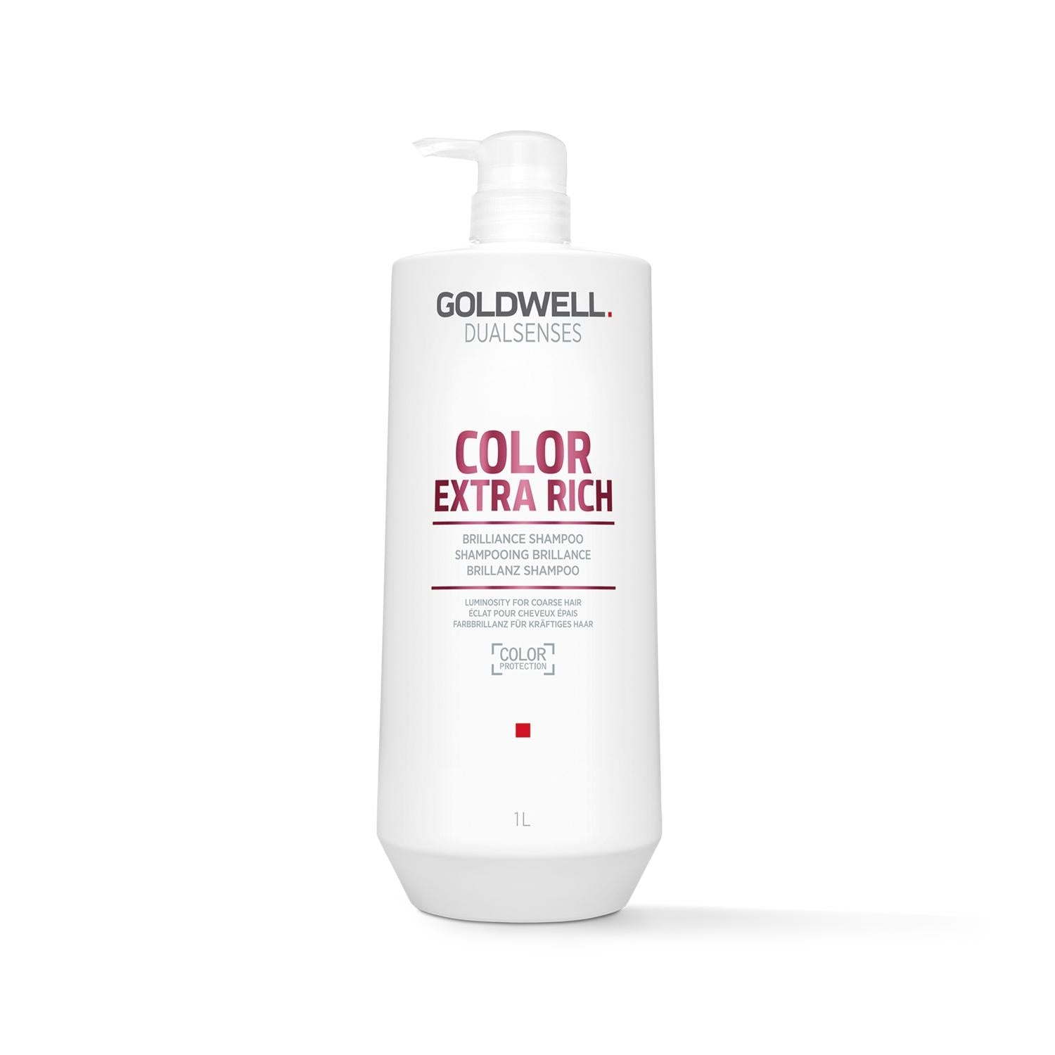 Goldwell Dualsenses Color Extra Rich Shampoo for Color-Treated Hair - 1000ml, Enhances Shine & Richness