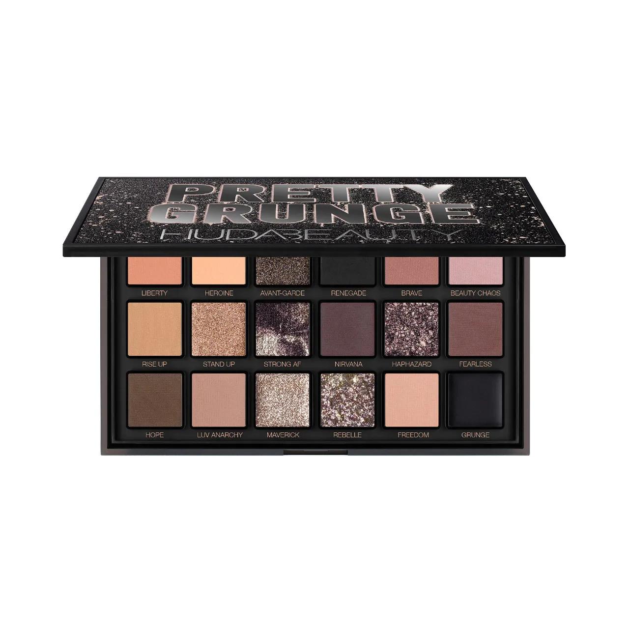 Pretty Grunge Eyeshadow Palette - 18 Ultra-Pigmented Shades, Cruelty-Free Makeup with Matte, Metallic & Multichromatic Finishes
