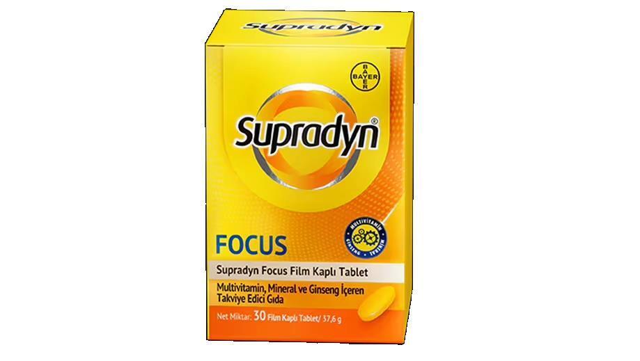 Supradyn Multivitamin Supplement with Ginseng for Adults - Boosts Energy and Cognitive Function