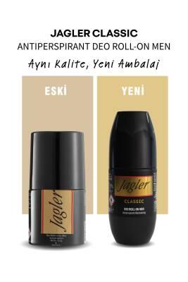 Jagler Classic Roll-On Deodorant for Men: Long-Lasting Freshness, Alcohol-Free, Sensitive Skin Protection - All Day Odor Control