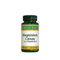 Nature's Bounty Magnesium Citrate Plus Vitamin B-6 Supplement - 60 Tablets for Muscle & Nerve Support