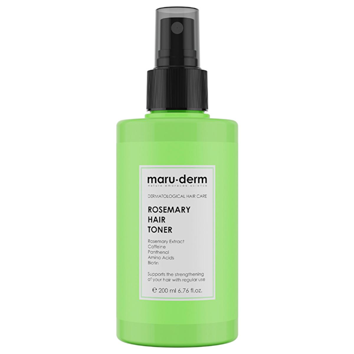 Maruderm Rosemary Hair Tonic - 200ml - Nourishing, Vegan, Promotes Hair Growth