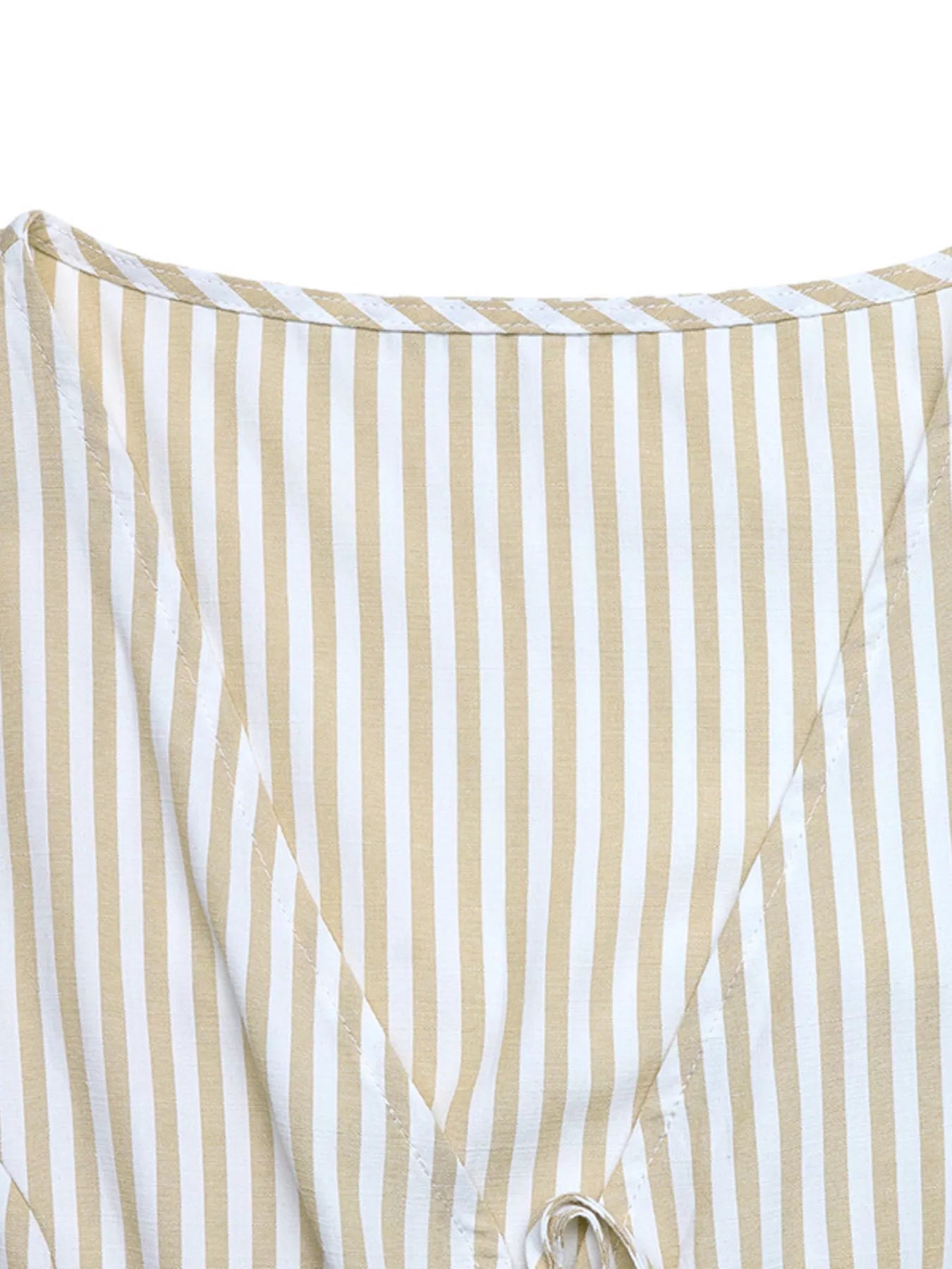 Striped Vest & Wide Leg Pants Set