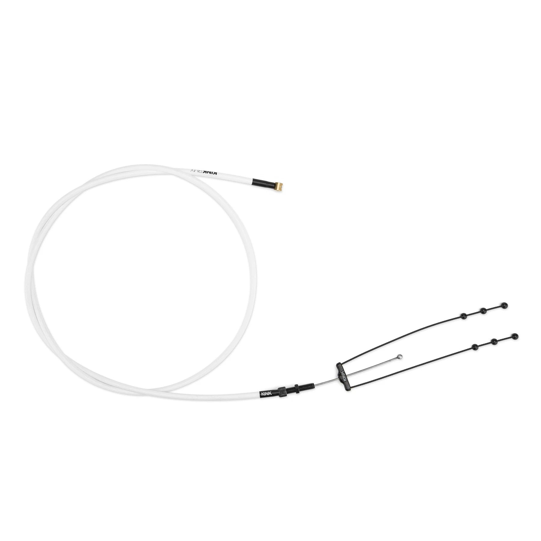 Kink BMX 1-Piece Brake Cable - White