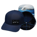 The Heartbeat Brand Cabo Baseball Hat — Dark Blue — main product shot
