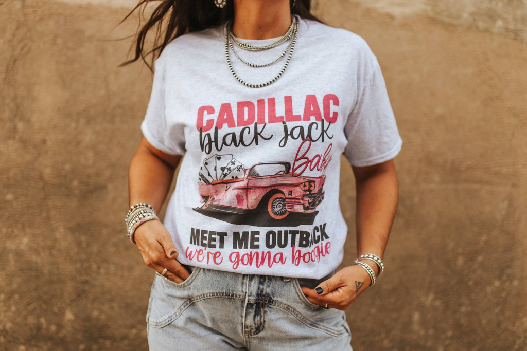 Wild Junkie Cadillac Black Jack Graphic Tee — graphic tees category context