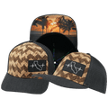 The Heartbeat Brand California Hat - Baseball Hat Fit - Cork - Charcoal Gray - Trucker Mesh — main product shot