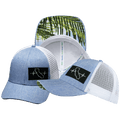 The Heartbeat Brand California Hat - Low Profile - Blue / White - Trucker Mesh — main product shot