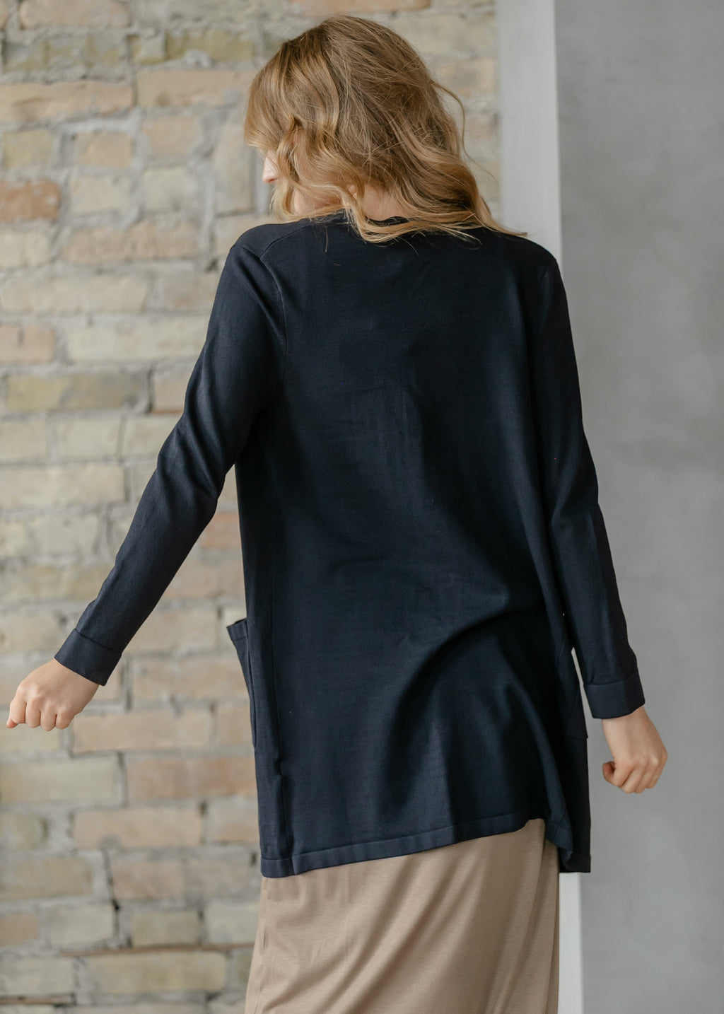 Inherit Co. Cally Open Front Cardigan - FINAL SALE — in-use photo