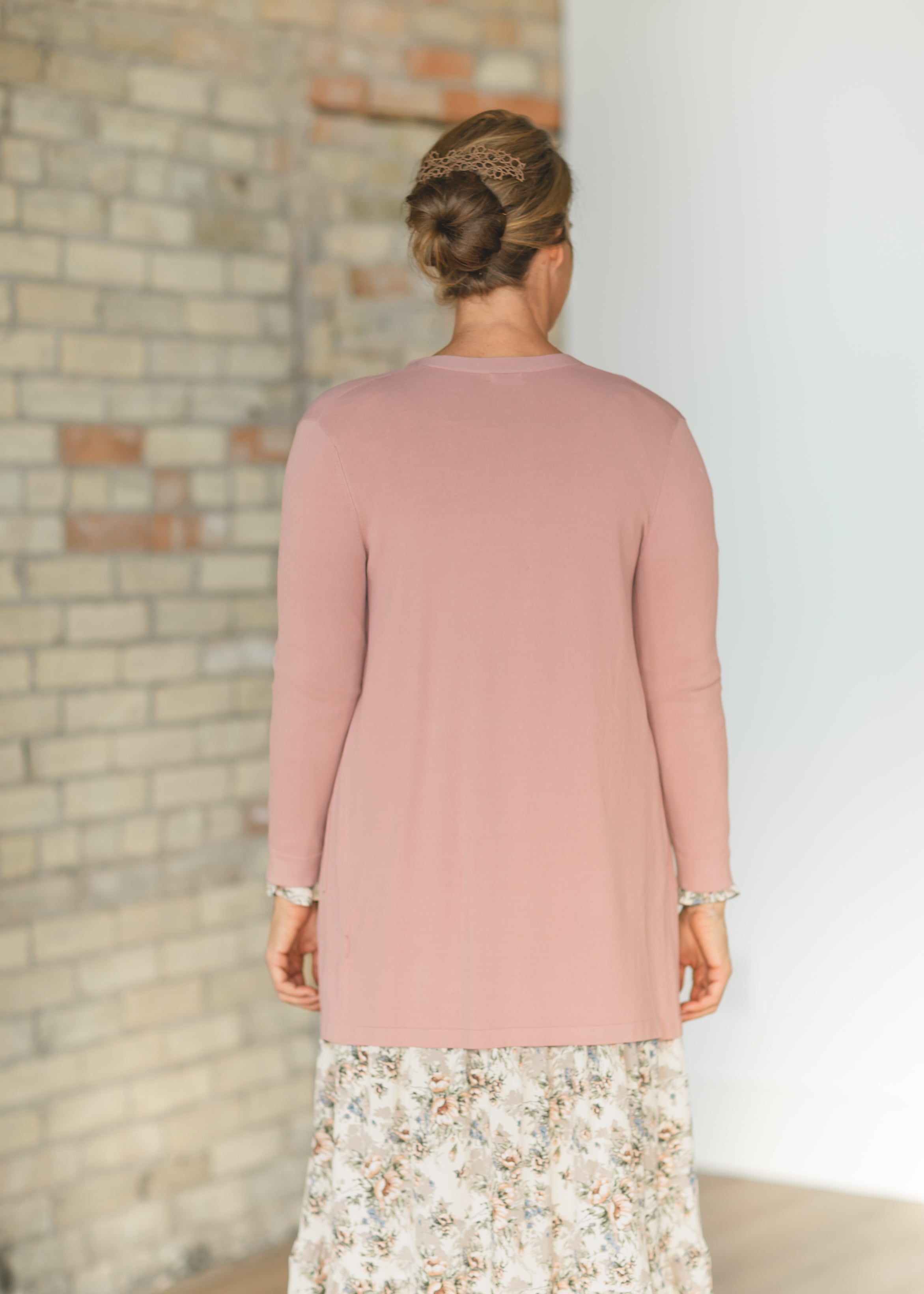 Inherit Co. Cally Open Front Cardigan - FINAL SALE — product on model