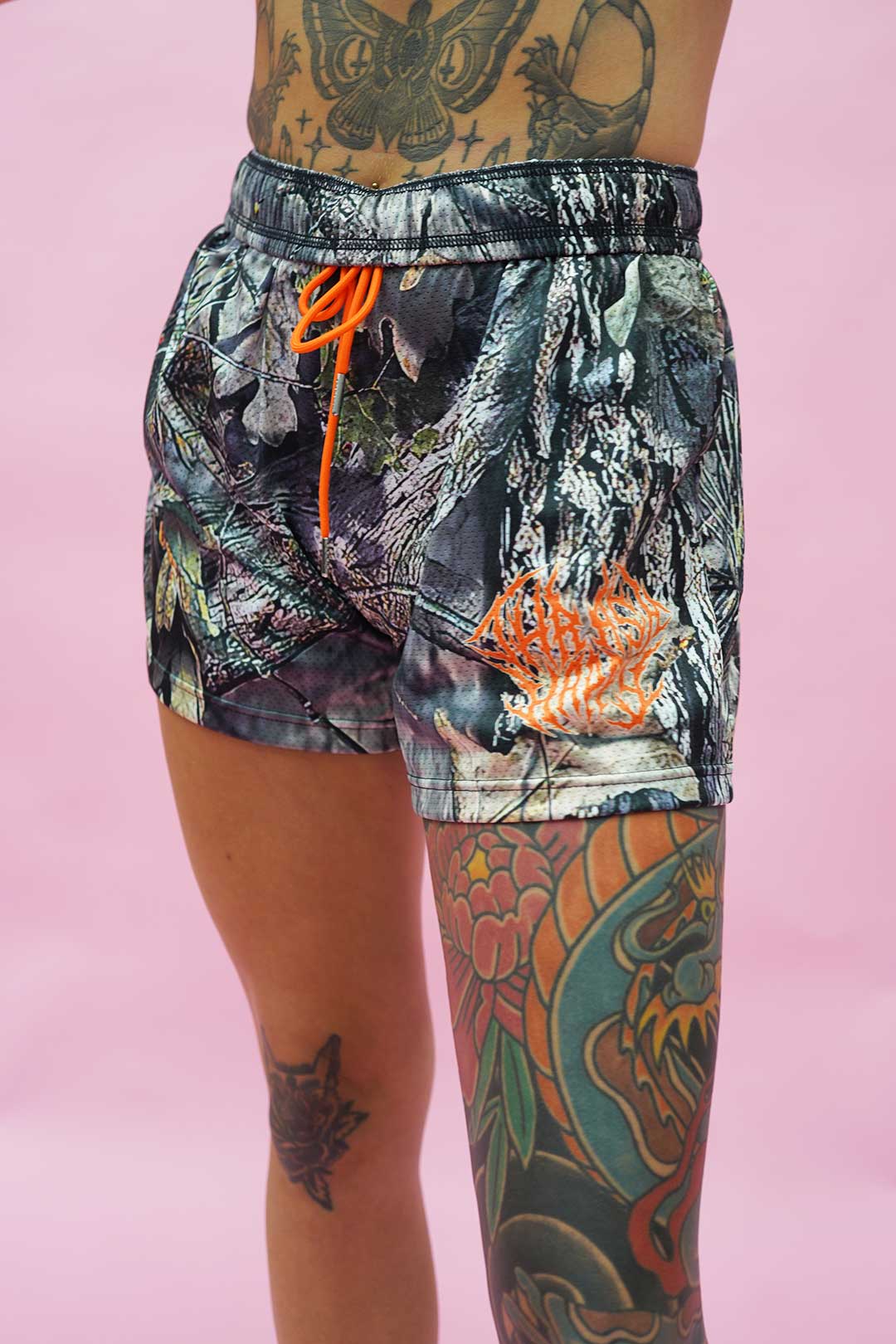 Thrash Happy Incognito Training Mesh Shorts — side view
