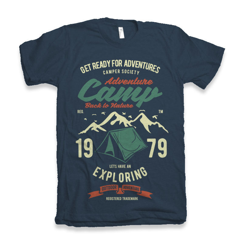 Camp Adventure Men's Bamboo Viscose/Organic Cotton Short Sleeve Graphic T-Shirt — view 2