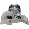 The Heartbeat Brand Paddle Board Hat - Dad Hat - Gray Hemp / Gray - Soft Trucker Mesh — main product shot