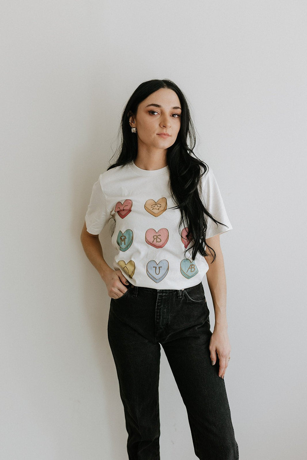 Wild Junkie Candy Cattle Brand Graphic Tee — main product shot