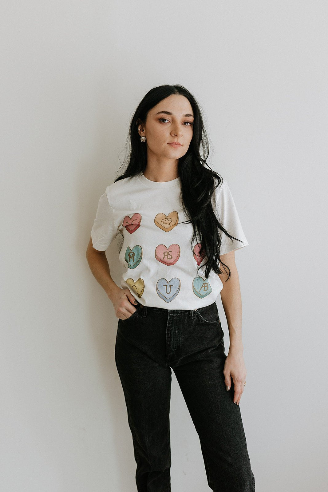 Wild Junkie Candy Cattle Brand Graphic Tee — main product shot