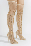 Cape Robbin BRIDE - NUDE Thigh High Boots