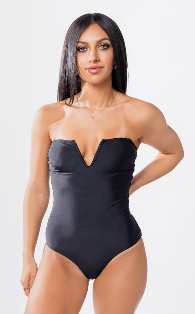 Forever Young Swimwear Cape Cod V Cut One Piece Swimsuit — feature highlight