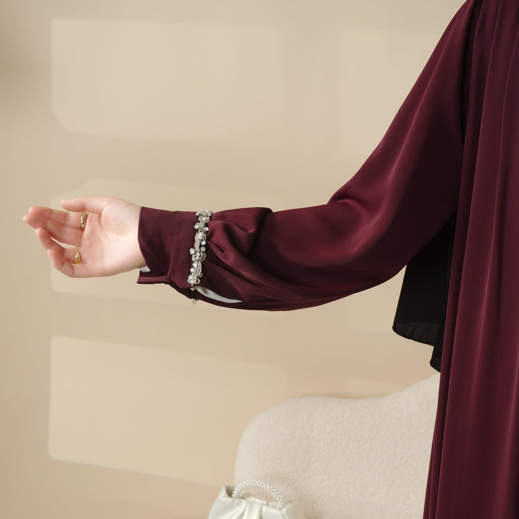 Mariam's Collection Mariam's Collection Cardigan Abaya, Western Style Abaya (MOA061) — main product shot