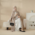 Mariam's Collection Mariam's Collection Cardigan Abaya, Western Style Abaya (MOA061) — detail shot 8