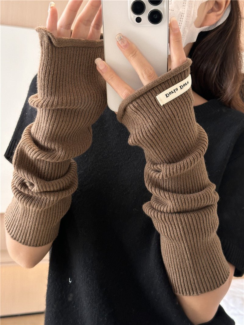 Mariam's Collection ‌Cascading Knit Sleeve Covers Cozy Elegance for Layered Style (MAC312) — main product shot
