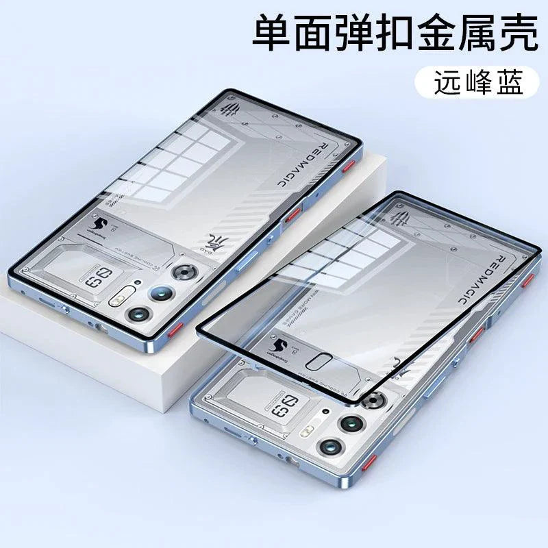 RedMagic Transparent Acrylic Case for 9S Pro - Sleek Metal Frame & Ultimate Protection