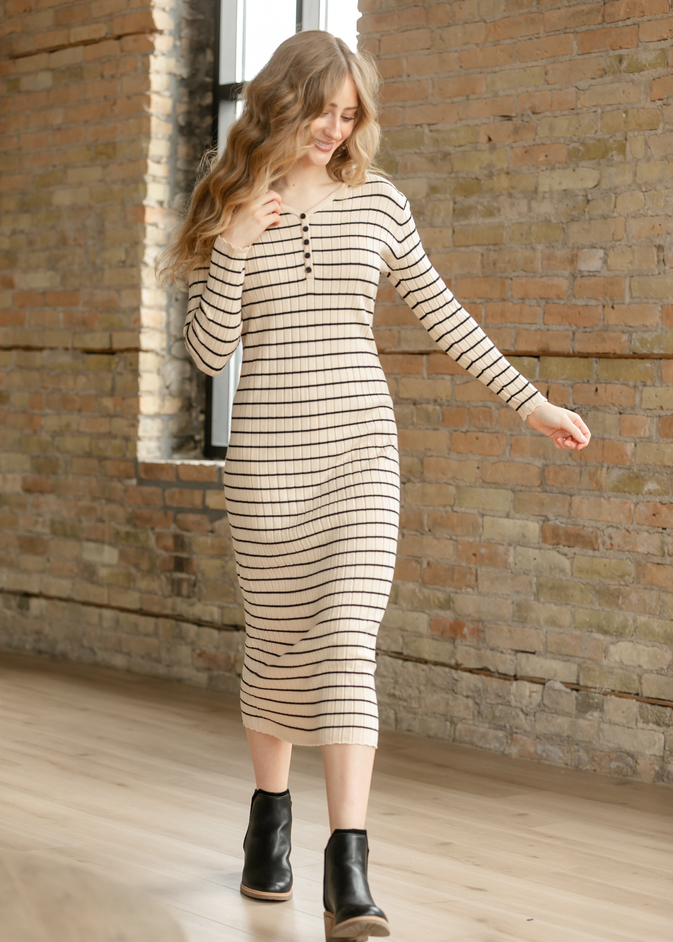 Inherit Co. Cassie Knit Midi Dress - FINAL SALE — main product shot