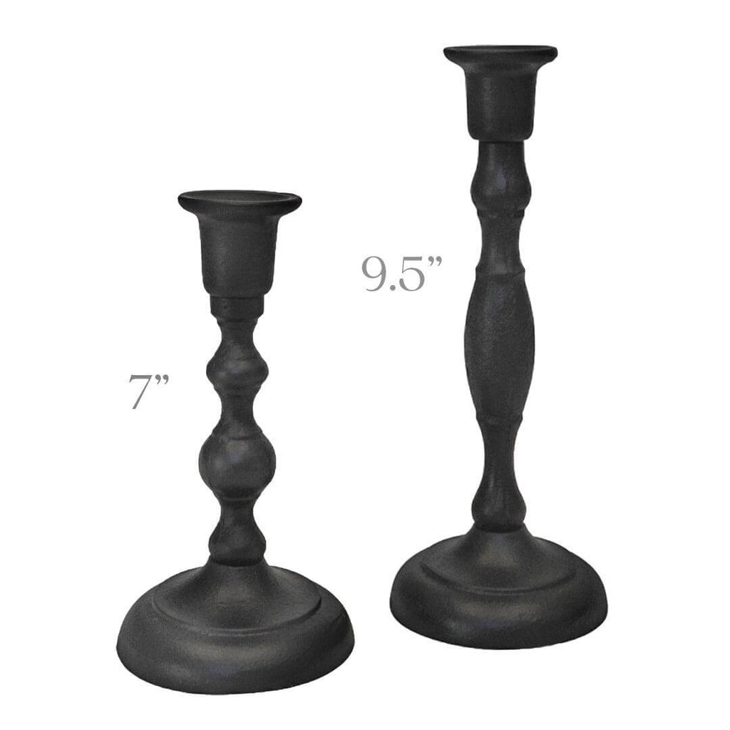Taper Candle Holders - Handcrafted Cast Iron