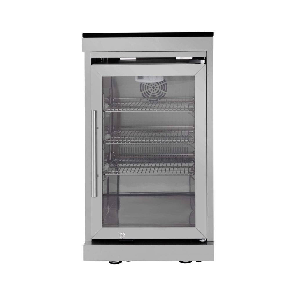 Castelle Flame Capri 96-Inch 6-Burner 85000 BTU Outdoor Kitchen Liquid Propane Grill Island With Fridge (SAK42895) – SAKSBY W
