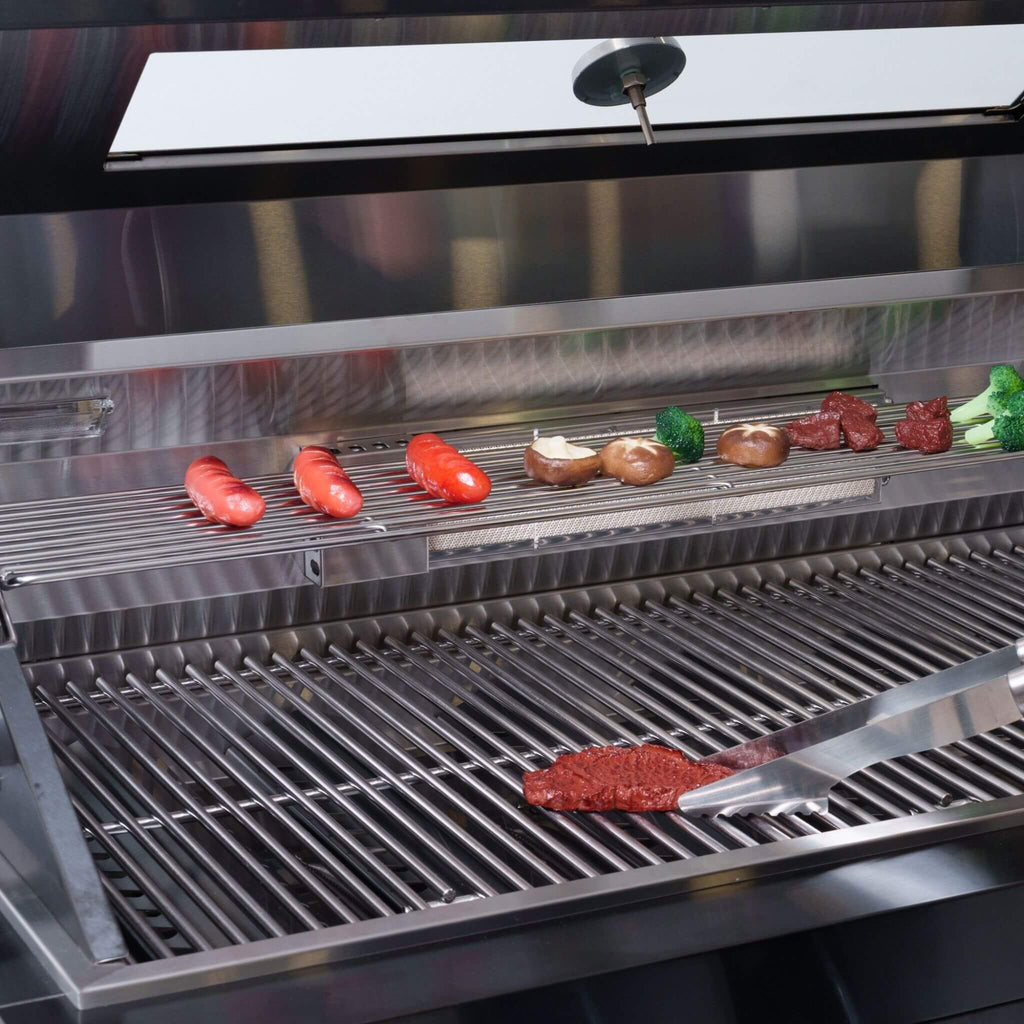 Castelle Flame Inferno Premium Black Stainless Steel 6-Burner Liquid Propane Kitchen Grill Island With Rotisserie Kit (SAK826