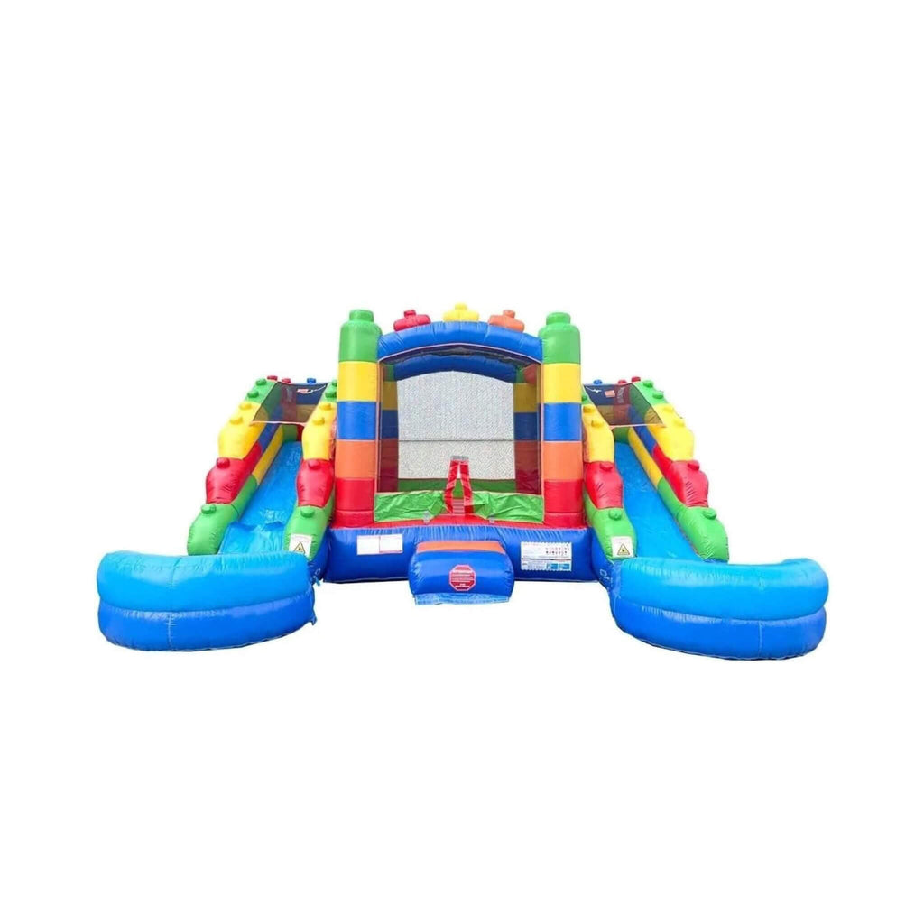 16FT Castle Bounce House With Dual Slides, Blower And Pool Combo (SAK56319) – SAKSBY WHOLESALE