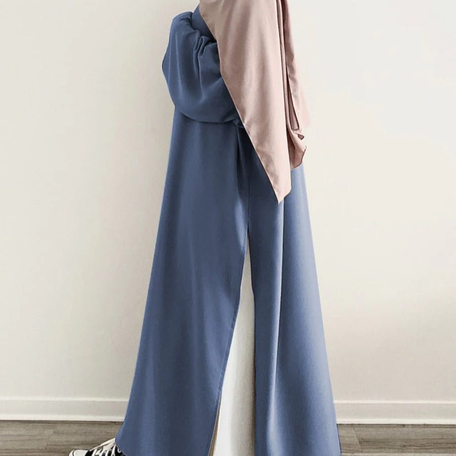 Mariam's Collection Casual Fashion Slit Abaya (MA063) — comparison shot