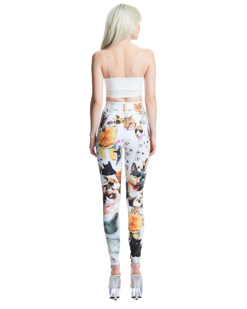 Cats n Scribbles I Like Cats and So Do You Leggings — alternative angle