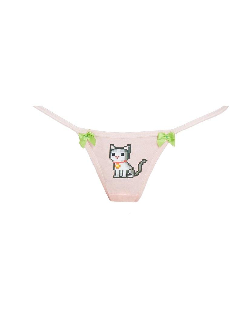Cats n Scribbles CNS x DOLLZ 2000 Felix G-String — back view