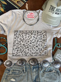 Wild Junkie Cattle Brands Graphic Tee — detail close-up