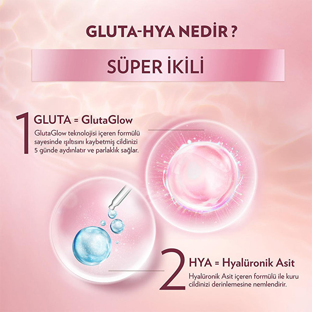 Vaseline Gluta-Hya Serum Burst Revitalizing Body Lotion - Moisturizing Body Lotion with Hyaluronic Acid & GlutaGlow Technology