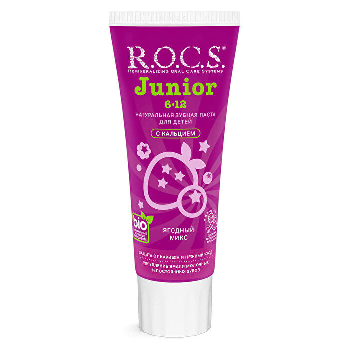 ROCS Junior 6-12 Toothpaste 60 ml / Forest Fruits