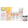 Curly Discovery Kit: Enhance & Define Type 3 Curls - Moisturizing Shampoo, Conditioner, Cream Balm & Styling Gel - Frizz Control & Volume - Cruelty-Free