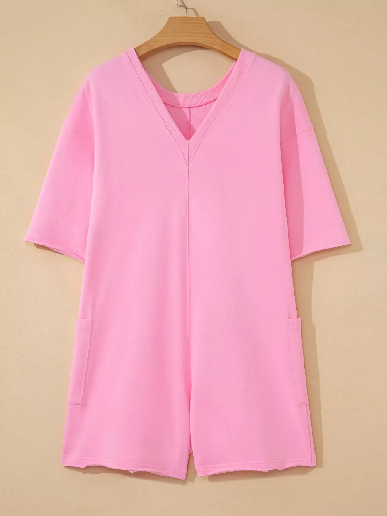 Casual Loose Half Sleeve Romper