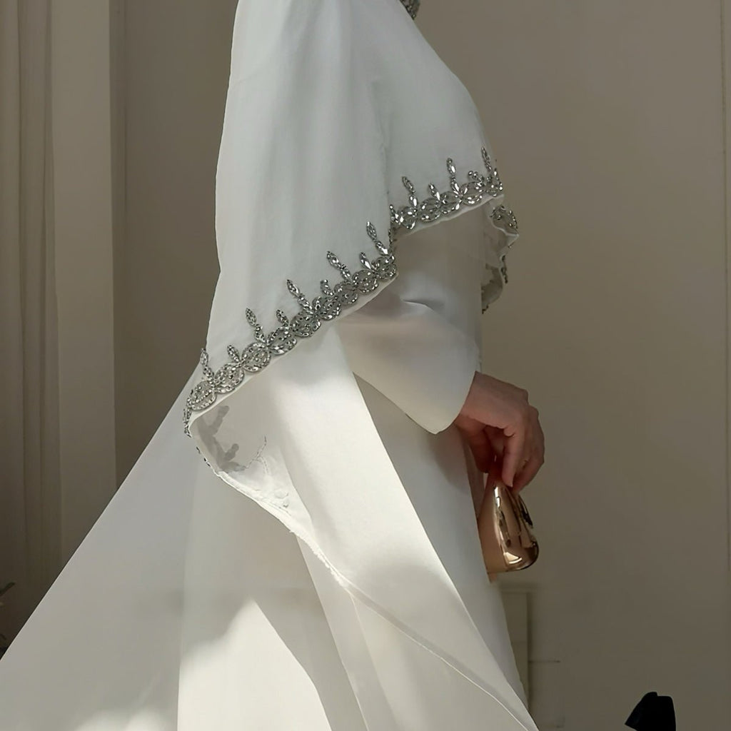 Mariam's Collection Celestial Rhinestone Cape Abaya | Luxury 2-Piece Set (MA251) — product category context