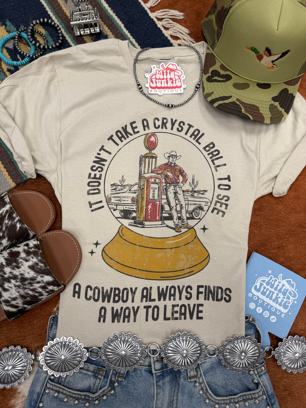 Wild Junkie It Doesn't Take a Crystal Ball To See Graphic Tee — main product shot